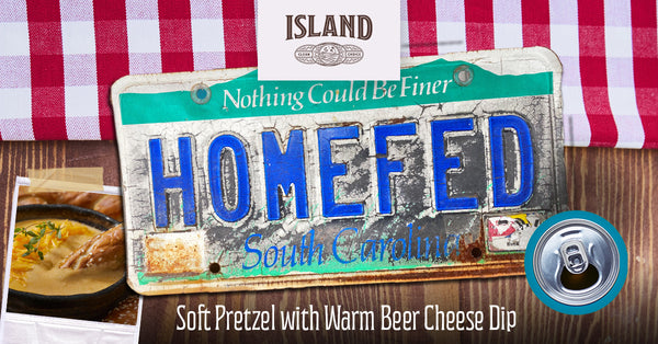 Homefed Friday: Soft Pretzel with Warm Beer Cheese Dip