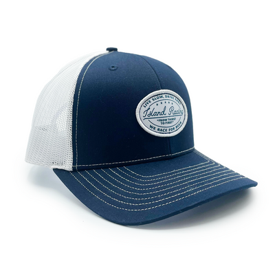 Island Racing Trucker Hat - Live Slow, Drive Fast