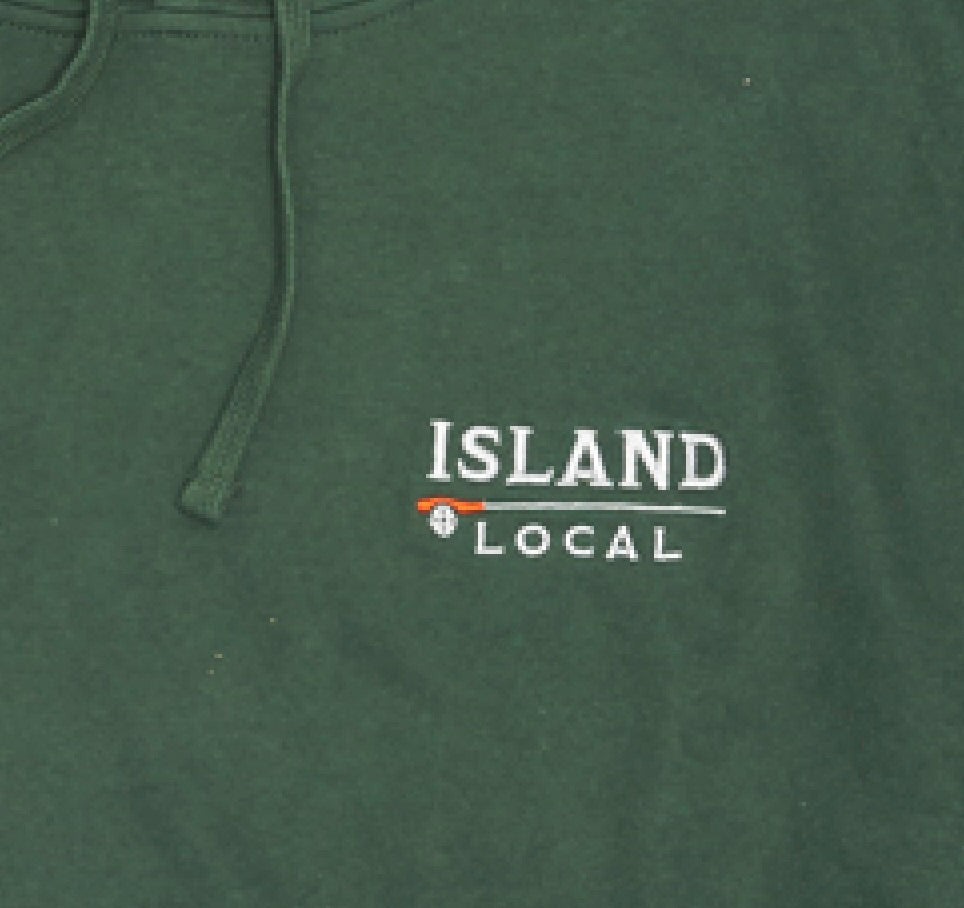 Island Local Fishing Rod Pullover Hoodie Sweatshirt