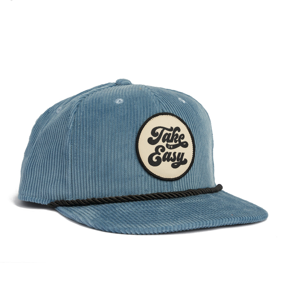 Take it Easy Wide Whale Cord Rope Hat