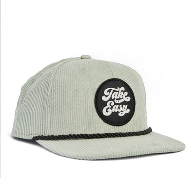 Take it Easy Wide Whale Cord Rope Hat