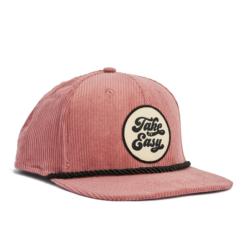 Take it Easy Wide Whale Cord Rope Hat
