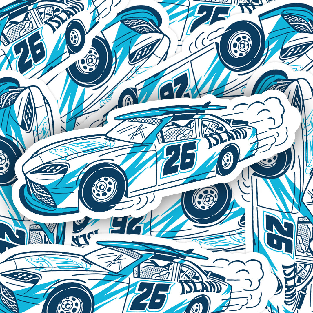 ICL Racecar Surf | Sticker